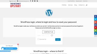 
                            13. Wordpress login, where to login and how to reset your password ...