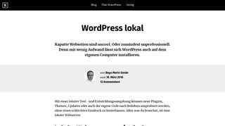 
                            11. WordPress lokal | KrautPress