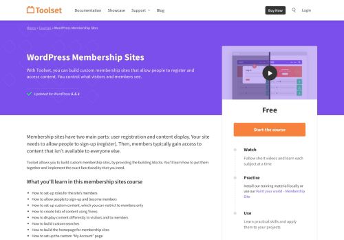 
                            2. WordPress Membership Sites - How to Build Your Own Using Toolset