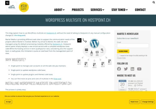 
                            8. Wordpress multisite on Hostpoint.ch - Martel Innovate