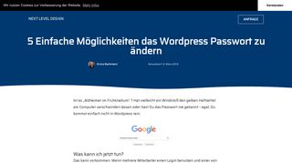 
                            10. WordPress Passwort ändern (5 einfache Möglichkeiten für Sofort)