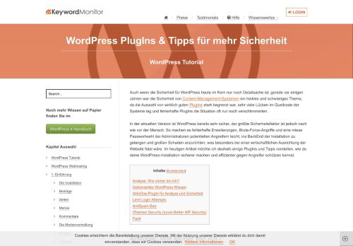 
                            11. WordPress PlugIns & Tipps für mehr Sicherheit · Wordpress Tutorial ...