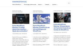 
                            4. WordPress Portugal - Site da Comunidade Portuguesa de WordPress