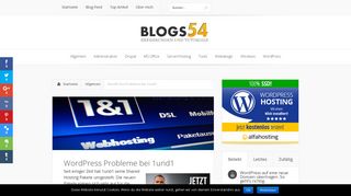 
                            2. Wordpress Probleme bei 1und1 › Blogs54