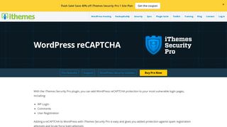 
                            2. WordPress reCAPTCHA | iThemes Security Pro