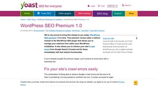 
                            11. WordPress SEO Premium 1.0 • Yoast