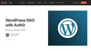 
                            7. WordPress Single Sign On with Auth0
