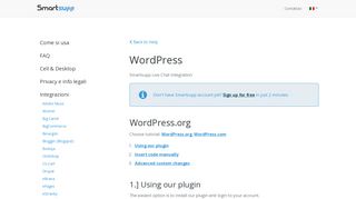 
                            11. WordPress - Smartsupp