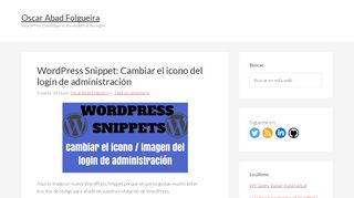 
                            11. WordPress Snippet: Cambiar el icono del login de administración ...