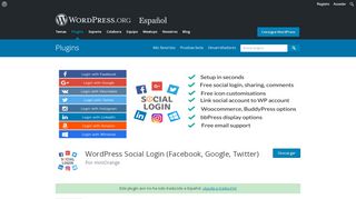 
                            7. WordPress Social Login (Facebook, Google, Twitter) | ...