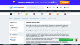 
                            6. WordPress Themes für Yoga - TemplateMonster