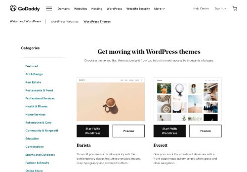 
                            7. WordPress Themes | GoDaddy