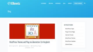 
                            7. WordPress Themes und Plug-ins übersetzen: Ein Vergleich · Elbnetz ...