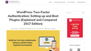 
                            10. WordPress Two-Factor Authentication: Setting up and Best Plugins ...