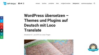 
                            11. WordPress übersetzen mit Loco Translate - WP Ninjas