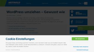 
                            5. WordPress umziehen – Gewusst wie - Mittwald