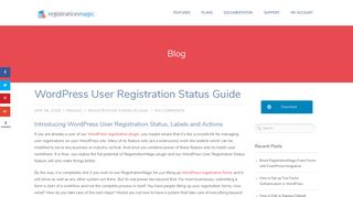 
                            7. WordPress User Registration Status Guide - RegistrationMagic