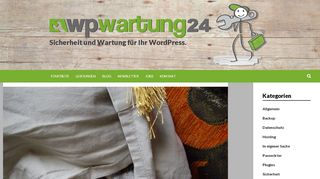 
                            12. WordPress-Versteckspiel: Warum es sinnlos ist, die ... - WP-Wartung24