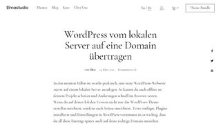 
                            4. WordPress vom lokalen Server auf eine Domain übertragen ...