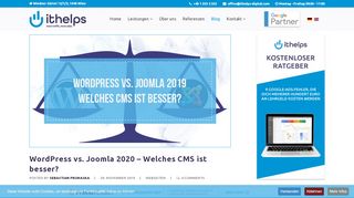 
                            1. WordPress vs. Joomla 2019 – Welches CMS ist besser? - IThelps