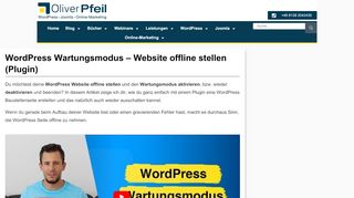 
                            13. WordPress Wartungsmodus beenden & deaktivieren: Lösung