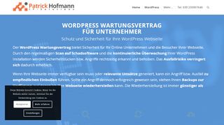 
                            1. WordPress Wartungsvertrag für Unternehmen - ab 39 EUR/Monat.