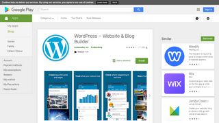 
                            1. WordPress – Website & Blog Builder – Apps bei Google Play