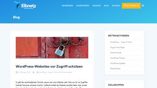 
                            5. WordPress-Websites vor Zugriff schützen - Elbnetz