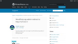 
                            2. WordPress wp-admin redirect to http://127.0.0.1/ | WordPress.org