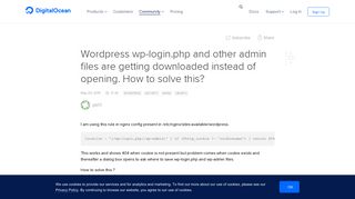 
                            10. Wordpress wp-login.php and other admin files are getting ...