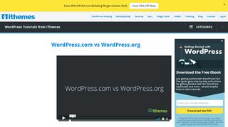 
                            10. WordPress.com vs WordPress.org | WordPress 101 Tutorials