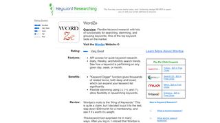 
                            6. WordZe: Flexible Keyword Research