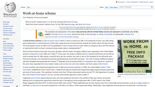 
                            11. Work-at-home scheme - Wikipedia