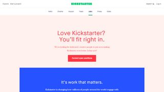 
                            10. Work at Kickstarter — Kickstarter