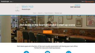 
                            8. Work Hub MadeSimple: Flexible Coworking Space London
