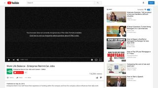 
                            8. Work Life Balance - Enterprise Rent-A-Car Jobs - YouTube