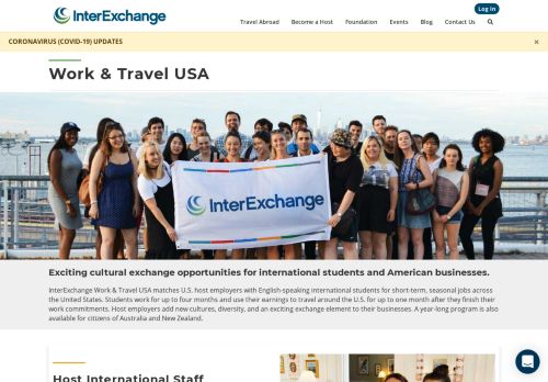 
                            13. Work & Travel USA · InterExchange