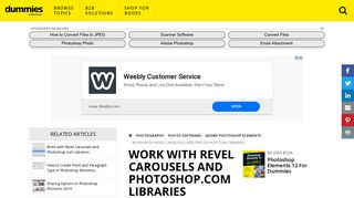 
                            7. Work with Revel Carousels and Photoshop.com Libraries - dummies