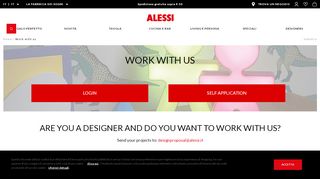 
                            6. Work with us - ALESSI