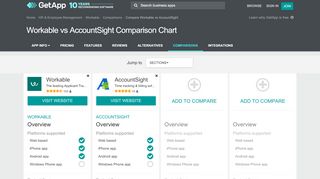 
                            13. Workable vs AccountSight Comparison Chart of Features | GetApp®