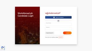 
                            1. WorkAbroad jobseeker Login