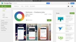 
                            7. Workana – Freelance jobs - Apps on Google Play