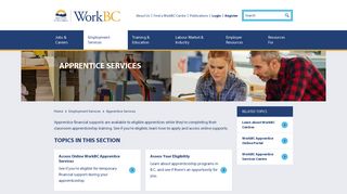 
                            12. WorkBC - APPRENTICESHIP TRAINING SUPPORTS