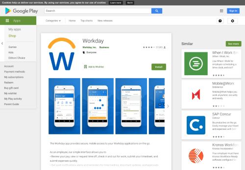 
                            5. Workday – Apps bei Google Play