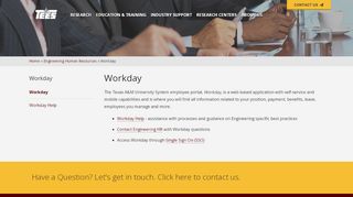 
                            9. Workday | Engineering Human Resources | Texas A&M Engineering ...