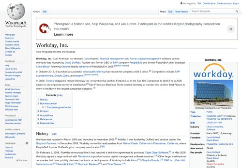 
                            8. Workday, Inc. - Wikipedia