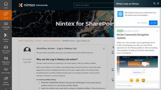 
                            1. Workflow Action - Log in History List - Nintex Community