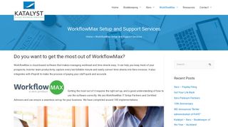 
                            11. WorkflowMax Setup and Support Services - Katalyst Office ...