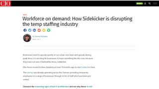 
                            9. Workforce on demand: How Sidekicker is disrupting the temp ...