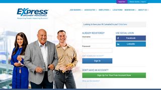 
                            2. Workforce.ExpressPros.com - Express Employment Professionals